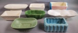 (8) Pottery Low Bowls or Planters