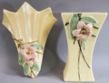 McCoy Blossomtime Vase & Wall Pocket