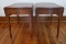 Pair of Mahogany Drop Leaf Side Tables w/ Leather Inserts* (LPO)