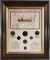 Framed Bicentennial Wagon Train Pilgrimage to Pennsylvania with Coins
