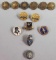 Assorted Vintage Lapel Pins