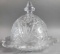 Early American Pattern Glass (EAPG) Covered Butter Dish