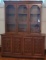 Spanish-style China Cabinet w/Glass Door Hutch Top, Interior Drawers by Holman Mfg. Co. (LPO)