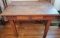 Primitive Wood Table w/Drawer (LPO)