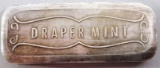Swiss of America - Draper Mint Three Ounce .999 Fine Silver Bar