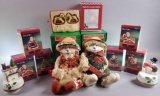 Christmas Lot 2 with 'Trim A Home' Boxed Stocking Holders
