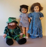 Lot of Large Dolls, Doll Clothes & Doll Stands