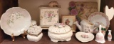 Large Lot of Assorted Floral Decorative Items (14 pieces)