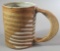 Vintage Siegele & Haley Buzzard Mountain Pottery Mug - Striped