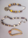 (3) Beaded Necklaces Made in India