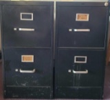 (2) 2-Drawer Metal File Cabinets (LPO)