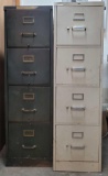 (2) 4-Drawer Metal File Cabinets (LPO)
