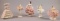 (5) Porcelain Lace Figurines by Dresden, Alka and more