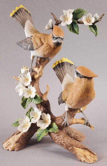 Homco Bird Figurine "Waxing Majesty" w/box