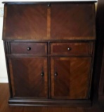 Wood Drop-Front Secretary with File Drawer (LPO)