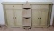 Pair of Painted Cabinets & Shelf (LPO)