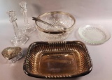 Assorted Crystal, Glass & Silverplate (LPO)