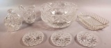 Assorted Crystal & Glass w/Cream and Sugar & More (LPO)