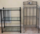 (2) Metal Shelves (LPO)