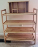 4-Tier Shoe Rack & Shadow Box