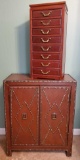 Accent Cabinet & Small 8-Drawer Chest (LPO)