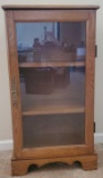 Vintage Wood Cabinet with Glass Door (LPO)