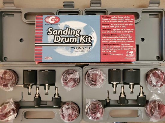 (3) Sanding Drum Kits & Sandpaper Sheets (LPO)