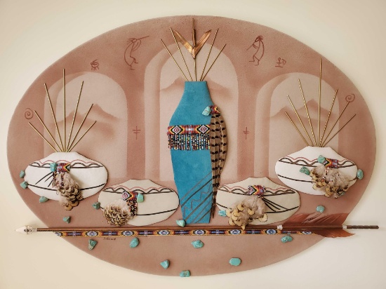 Decorative Native American Leather Art (LPO)