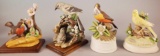 (4) Porcelain Bird Figurines (LPO)