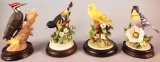 (4) Porcelain Birds by Lenox, Andrea by Sadek and more (LPO)