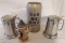 Royal Crownford Ironstone Pitchers & Beer Steins (LPO)