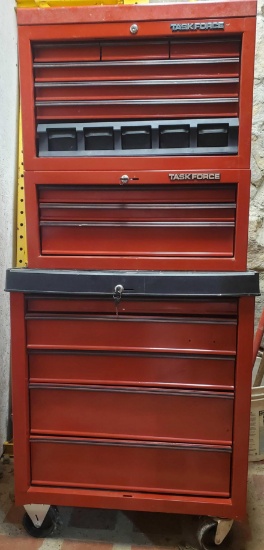Task Force 5-Drawer Tool Chest w/Riser & Top Box (LPO)