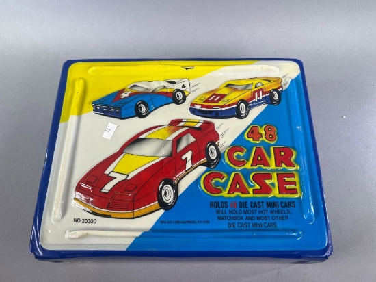 Car Case with Assorted Vintage Cars by Hot Wheels and Earth