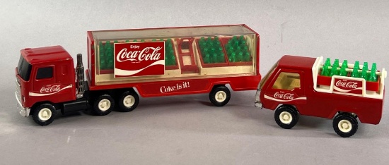 Buddy L Coca-Cola Truck and Tractor Trailer
