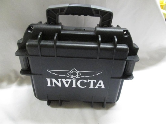 Black Invicta 3-Slot Case