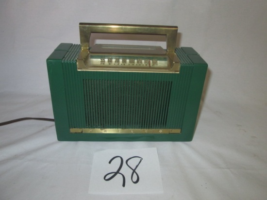 Green Philco Model 51-631 Portable Radio