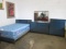 Full Sized Blue Bedroom Suite with Sealy Mattress Set