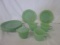 12 Pieces Fire King Jane Ray Jadeite China