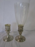 Pair Gorham 661 Sterling Candleholders