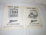 1957 & 1958 Zenith Television Receivers Service Manuals