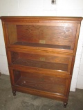 Vintage Globe Wernicke 3-Stack Barrister Bookcase