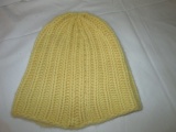 Banana Republic Yellow Cashmere Beanie Hat