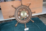 Ship's Wheel Clock