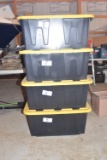 4 27-Gallon Totes