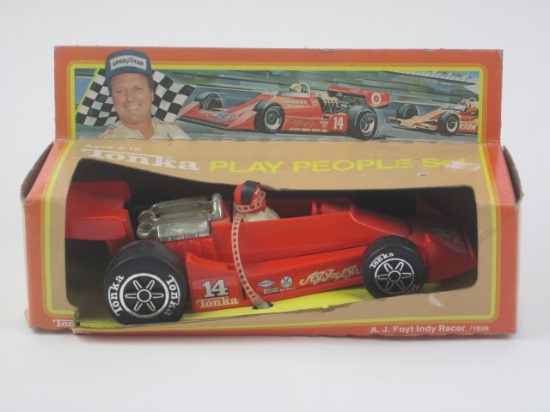 Vintage Tonka Play People Set A.J. Foyt Indy Racer