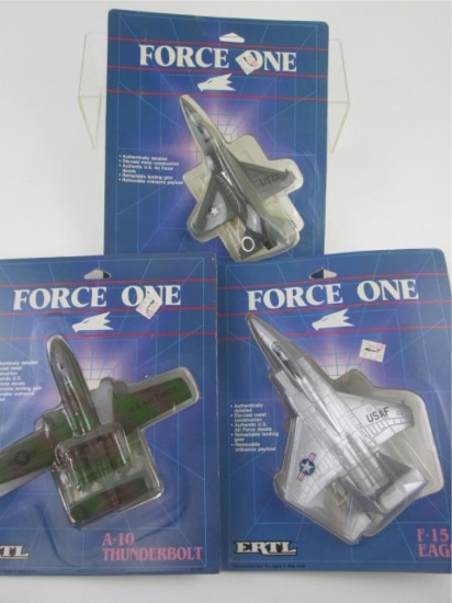 3 Ertl Force One Diecast Planes