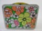 Vintage Flower Power Metal Lunchbox