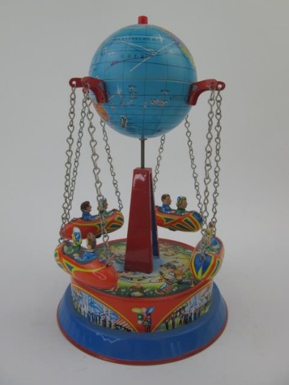 Vintage Tin Made in Western Germany Globe Swing