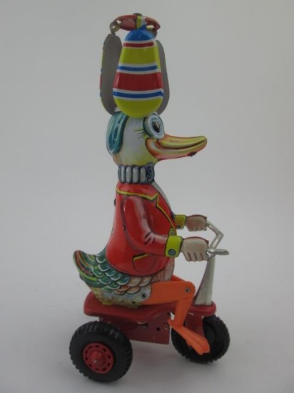 Vintage Made in Western Germany Wind Up Duck