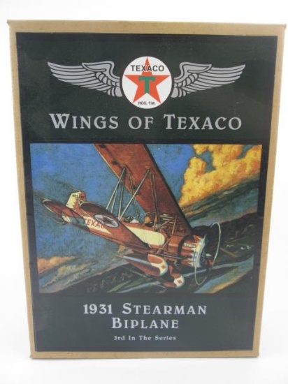 Ertl Wings of Texaco 1931 Stearman Biplane Bank